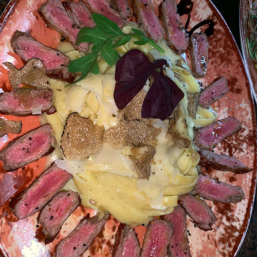 Filet mit Beilage