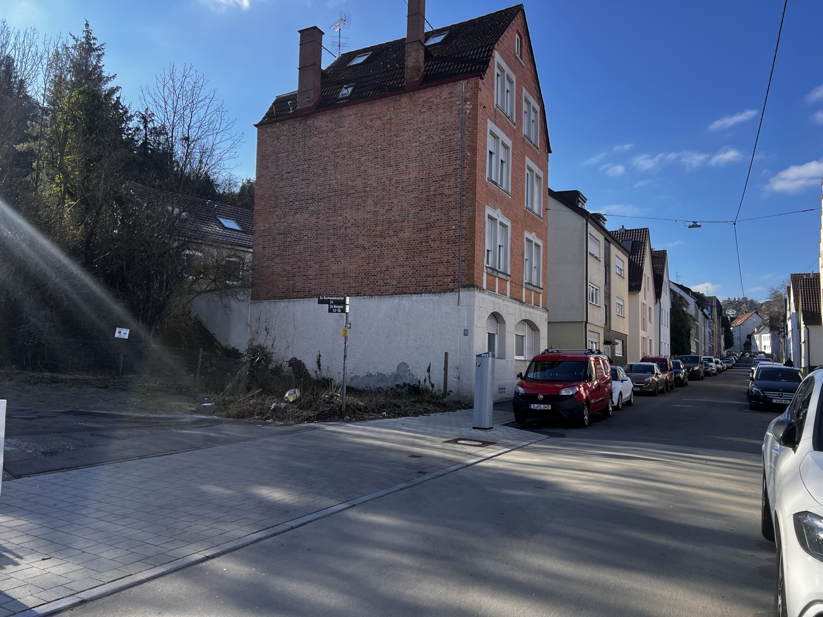 Umgebung der Stellplätze in der Bergstraße 46